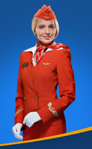 Aeroflot Russian Flight Attendant Uniform